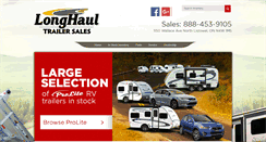 Desktop Screenshot of longhaultrailersales.com